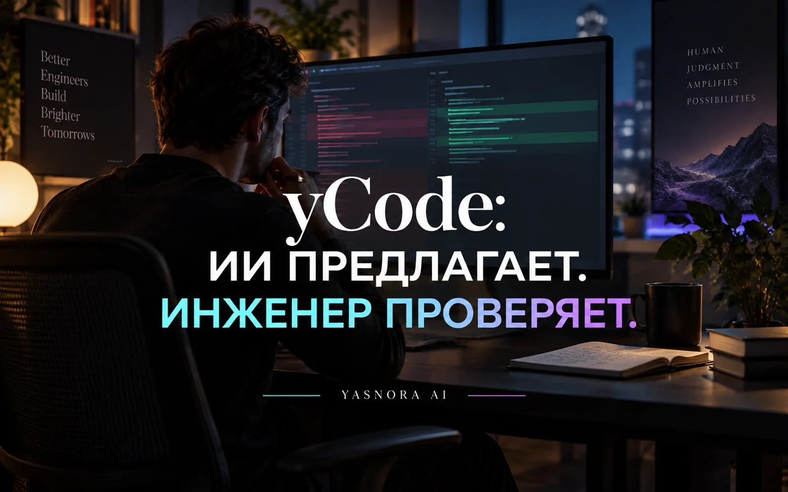 yCode: ИИ предлагает изменение, инженер проверяет